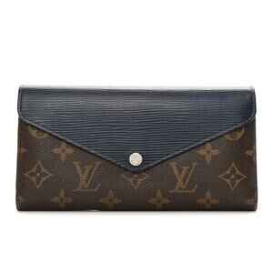 Louis Vuitton Marie-Lou Long Clutch Wallet Indigo Epi Leather Monogram
